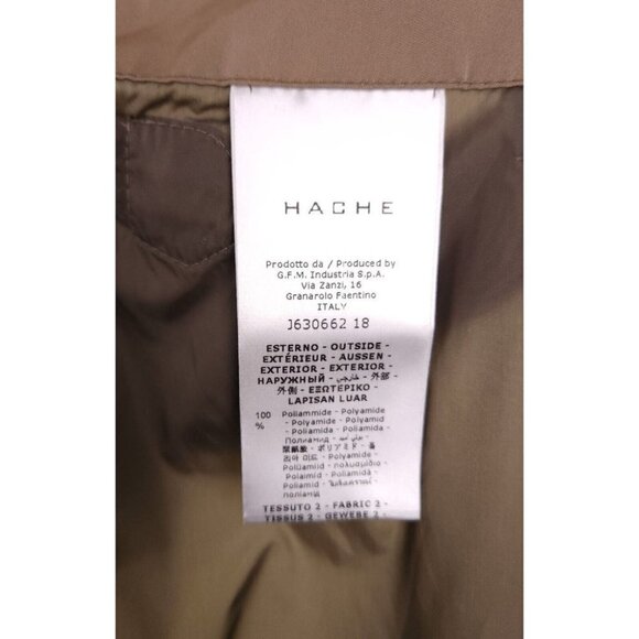 HACHE Italy Casual Pant In Military Green Packable Nwt Size Eu 42 US 6 - Picture 15 of 15